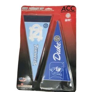 ACC Mini Pennant League Set ALL TEAMS Boys Decor Football Birthday Man Cave Bar